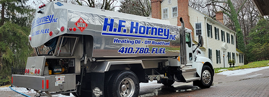 Residential H.F. Horney Fuel Delivery Truck