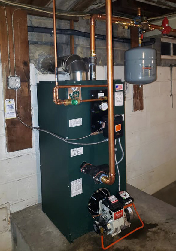 new heating system installation by H.F. Horney